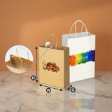 Kraft Shopping Bag (Brown Virgin) Top Fold