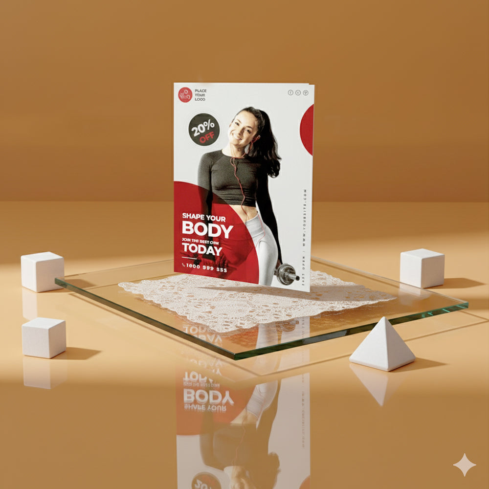 Flyer Real Size (Woodfree paper 100gsm)