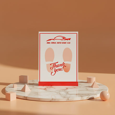 Car Mat - 1 or 2 Color (Glossy 90gsm)