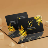 Rounded Corner Gold Foil Matt Lamination 400gsm